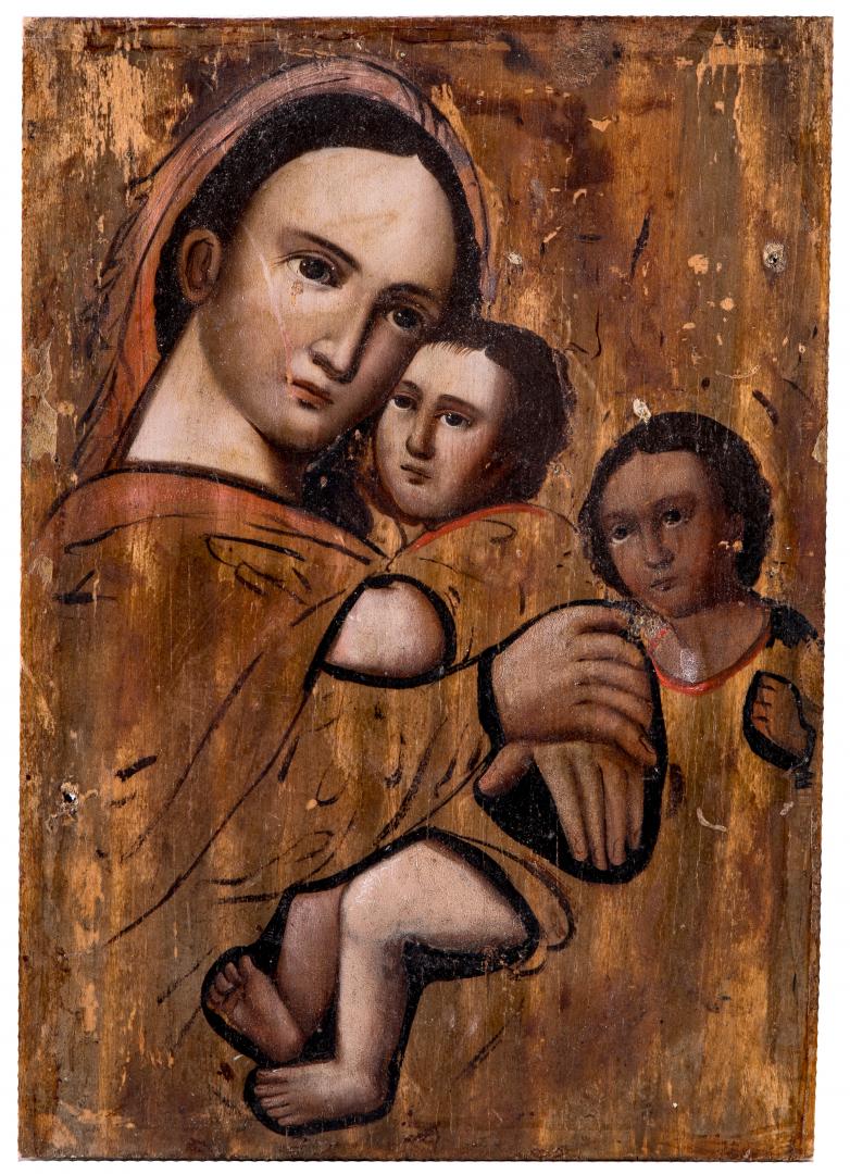 Icon 'Virgin and Child with Saint John the Baptist'