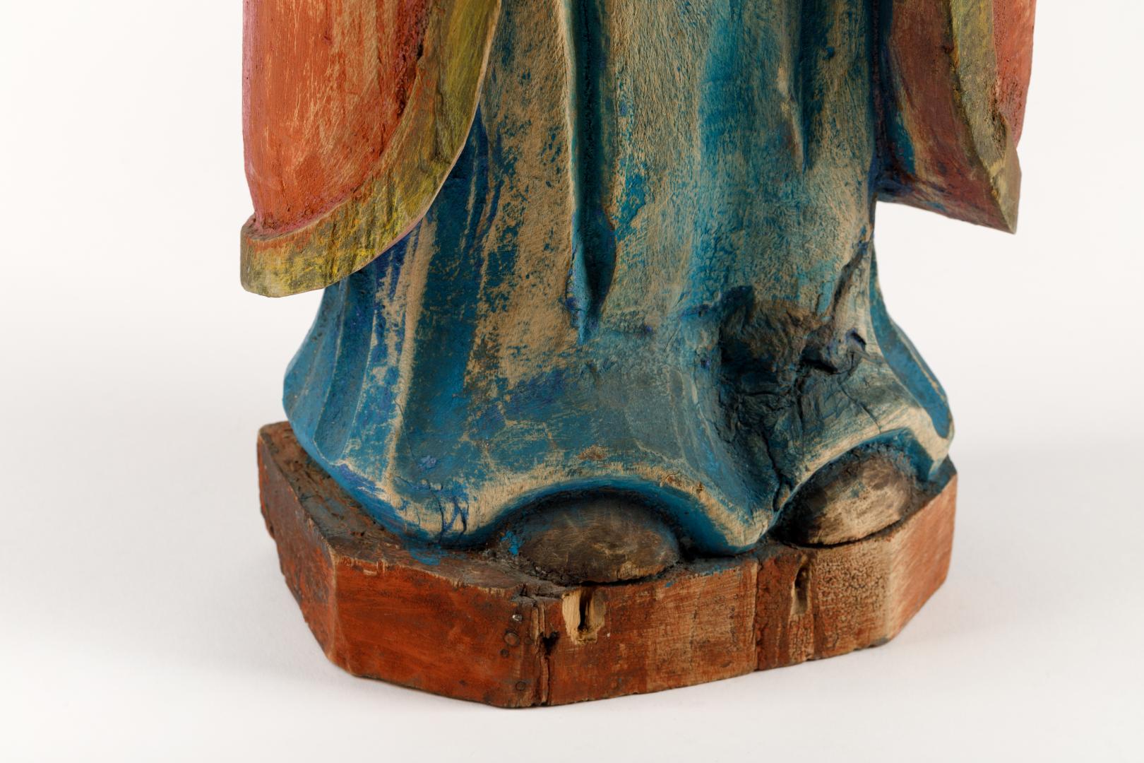 Wooden sculpture of the Virgin Mary