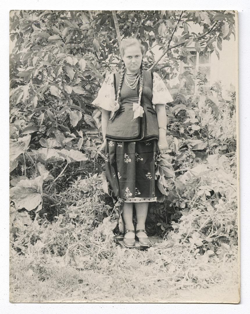 Girl in traditional attire