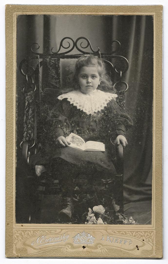 Girl in bourgeois attire