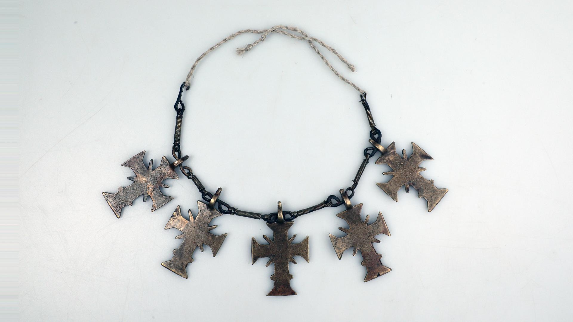 Zharda (necklace of etched metal pandants)