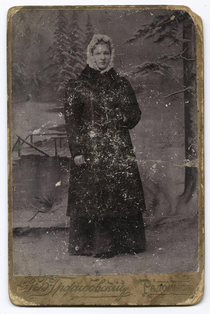 Woman in winter attire