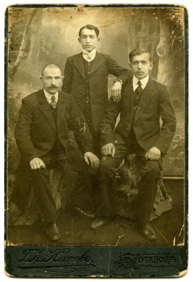 Photo. Three young men