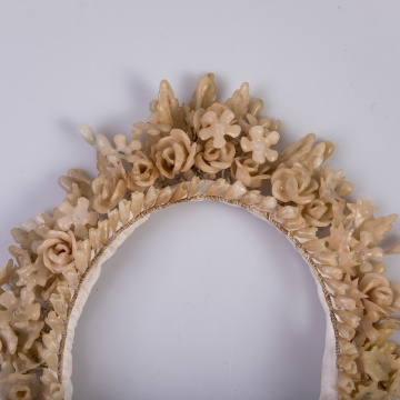 Flower crown with lilies of the valley