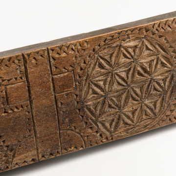 Carved icon shelf