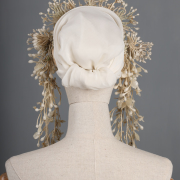 Wedding flower crown 'with sails'