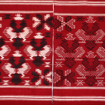 Woven rushnyk (towel) from Krolevets