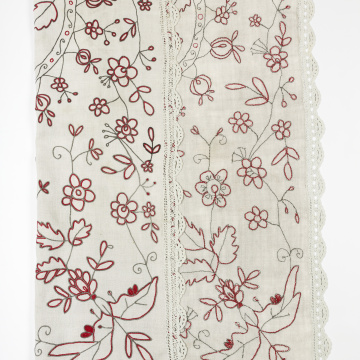 Embroidered tablecloth