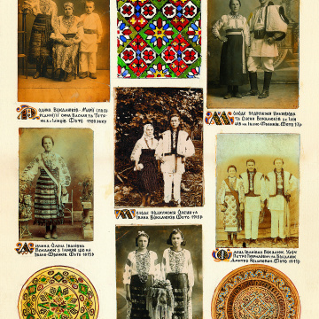 The historical ethnographic art album by Ivan Honchar 'Ukraine and Ukrainians'. Volume 'Galicia. Lviv, Ivano-Frankivsk and Ternopil regions'