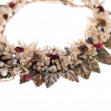 Wedding flower crown