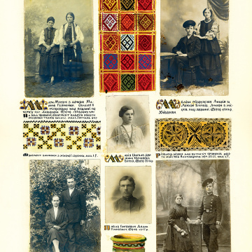 The historical ethnographic art album by Ivan Honchar 'Ukraine and Ukrainians'. Volume 'Poltava region'