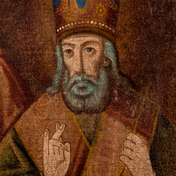 Святителі Василій Великий, Іоан Златоуст, Григорій Богослов, Свята Варвара, Свята Ірина