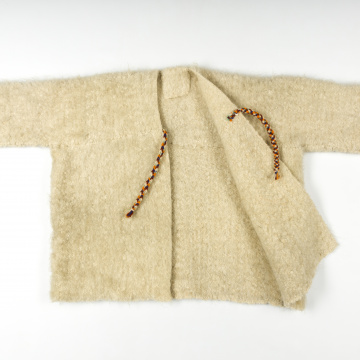 Men's hunia (white wool overcoat)