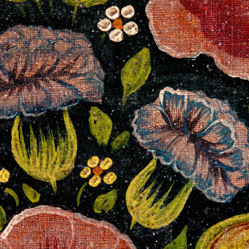 Bouquet. Poppies and carnations