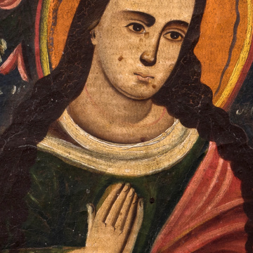 Icon 'St. Nicholas, St. Mary Magdalene, St. Catherine'