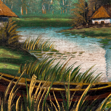 Village in the valley