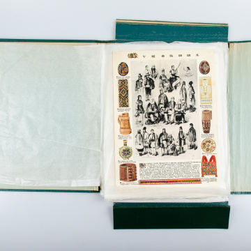 The historical ethnographic art album by Ivan Honchar 'Ukraine and Ukrainian'. Volume 'Bukovyna'
