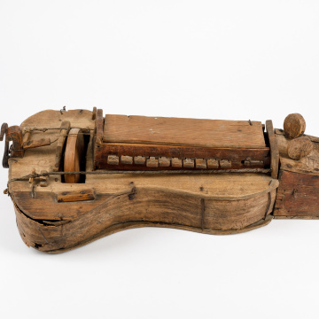 Blind performers' lira kolisna 'slipetska' (hurdy-gurdy)