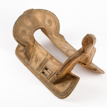 Carved saddle 