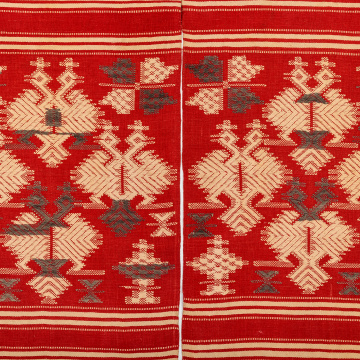 Woven rushnyk (towel) from Krolevets