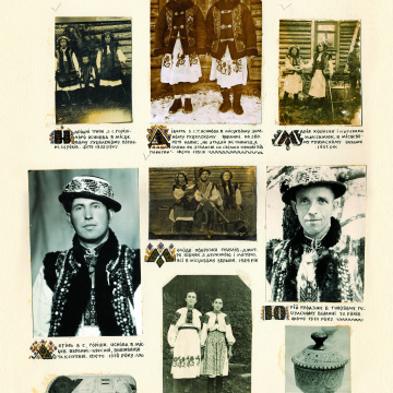 The historical ethnographic art album by Ivan Honchar 'Ukraine and Ukrainians'. Volume 'Galicia. Lviv, Ivano-Frankivsk and Ternopil regions'
