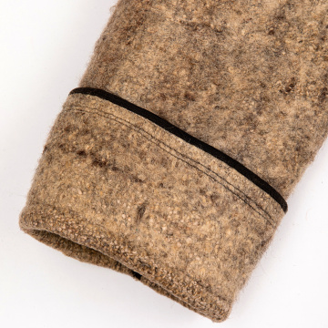 Short white vuiosh (jacket) made of gray cloth