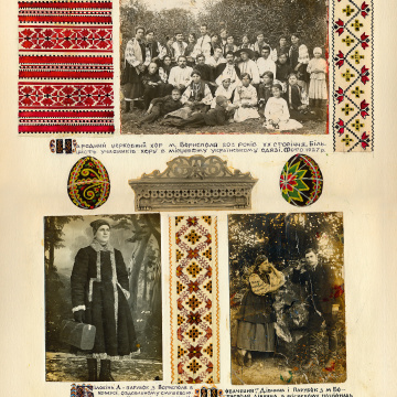 The historical ethnographic art album by Ivan Honchar 'Ukraine and Ukrainians'. Volume 'Left-bank Kyiv region'