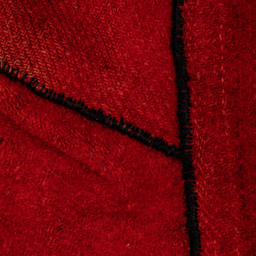 Pants made of red cloth