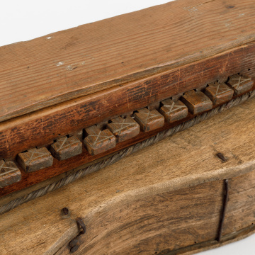 Blind performers' lira kolisna 'slipetska' (hurdy-gurdy)