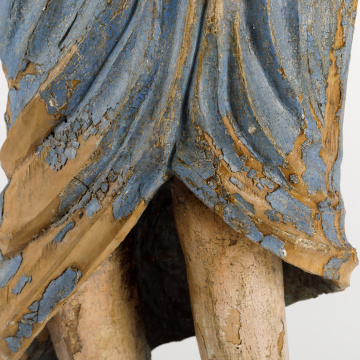 Wooden sculpture of an angel