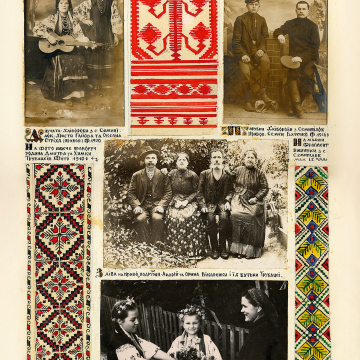 The historical ethnographic art album by Ivan Honchar 'Ukraine and Ukrainians'. Volume 'Left-bank Kyiv region'