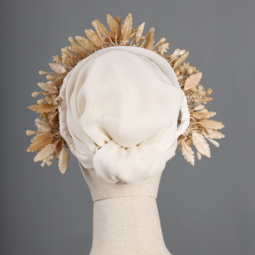 Flower crown with lilies of the valley