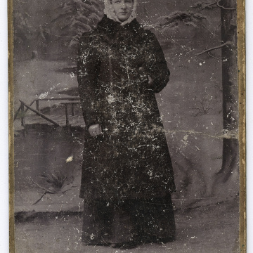 Woman in winter attire