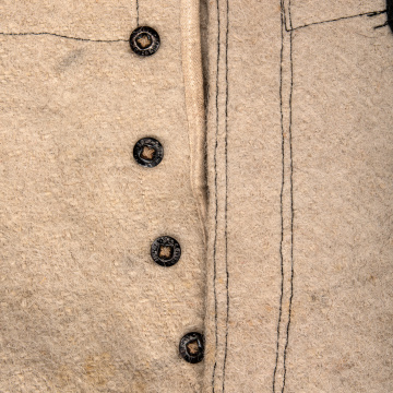 Pants made of white cloth