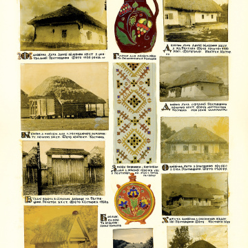 The historical ethnographic art album by Ivan Honchar 'Ukraine and Ukrainians'. Volume 'Poltava region'